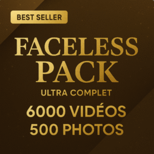 PACK ULTRA COMPLET – 6.000 VIDÉOS + 500 PHOTOS FACILE À UTILISER & À REVENDRE 💸